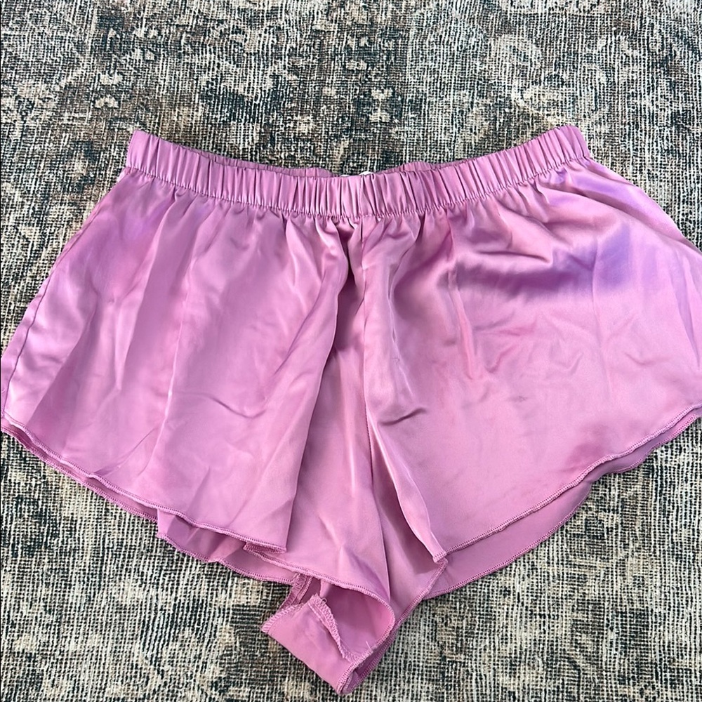 Silky Pink Shorts